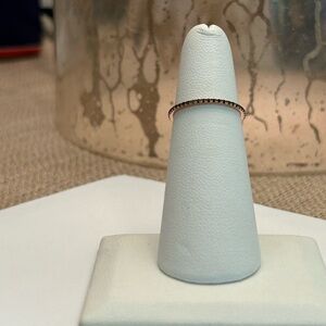 14K ROSE BLACK DIAMOND ETERNITY BAND